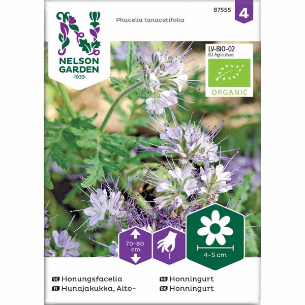 Hunajakukka blå Organic