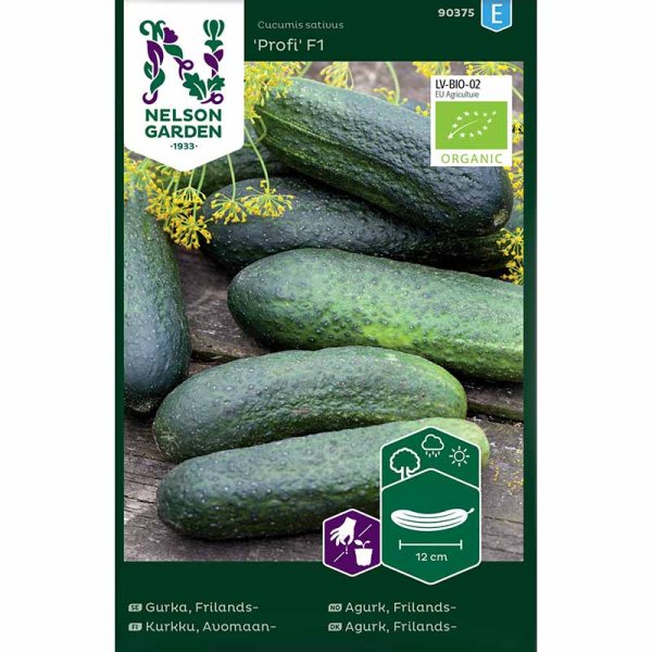 Avomaankurkku 'Profi' F1 Organic