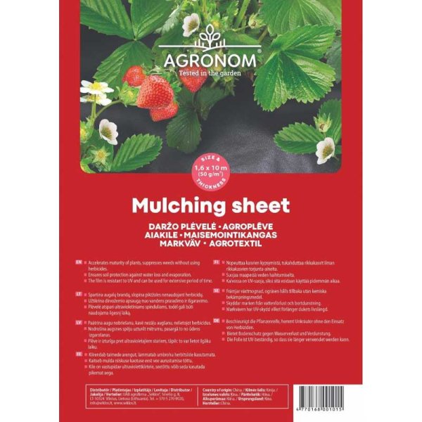 Maanpeitekangas 1,6x10m 50g/m²