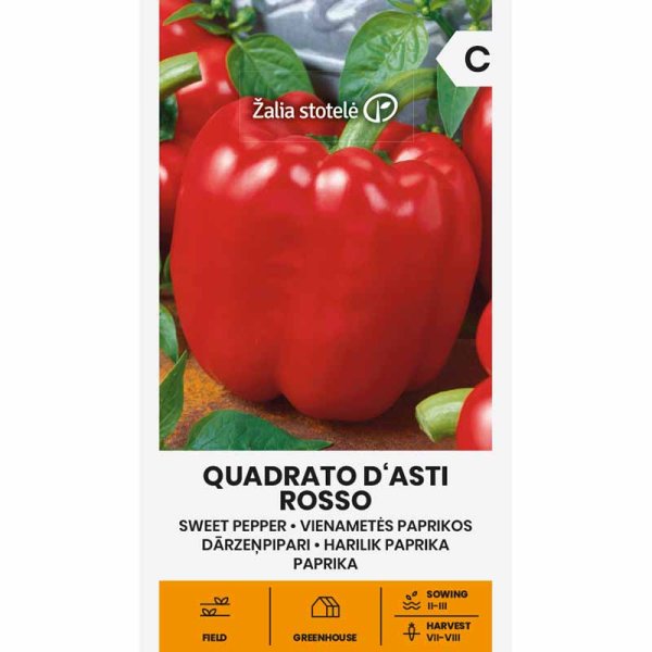 Paprika 'Quadrato d'Asti Rosso'