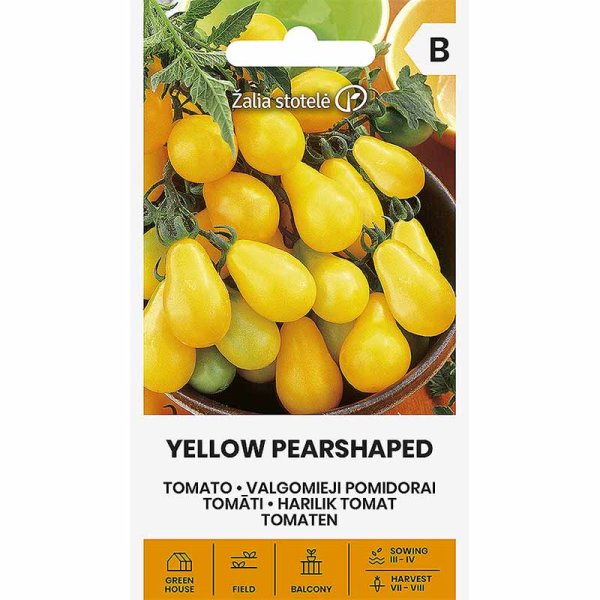 Päärynätomaatti 'Yellow pearshaped'