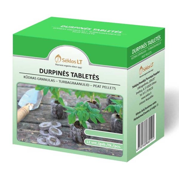 Turvebriketit 44mm 12 kpl