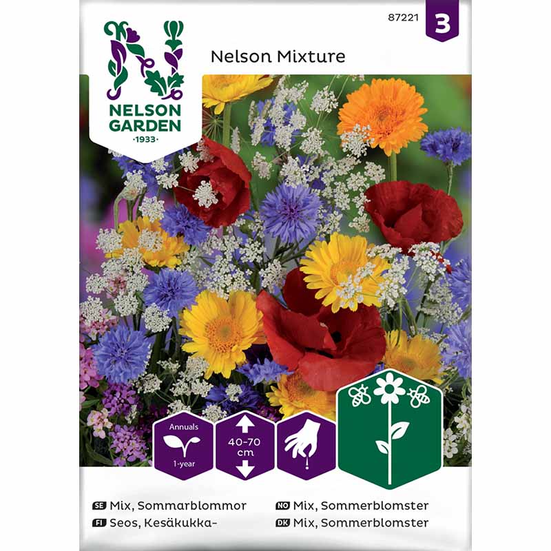 Kesäkukat 'Nelson Mixture'