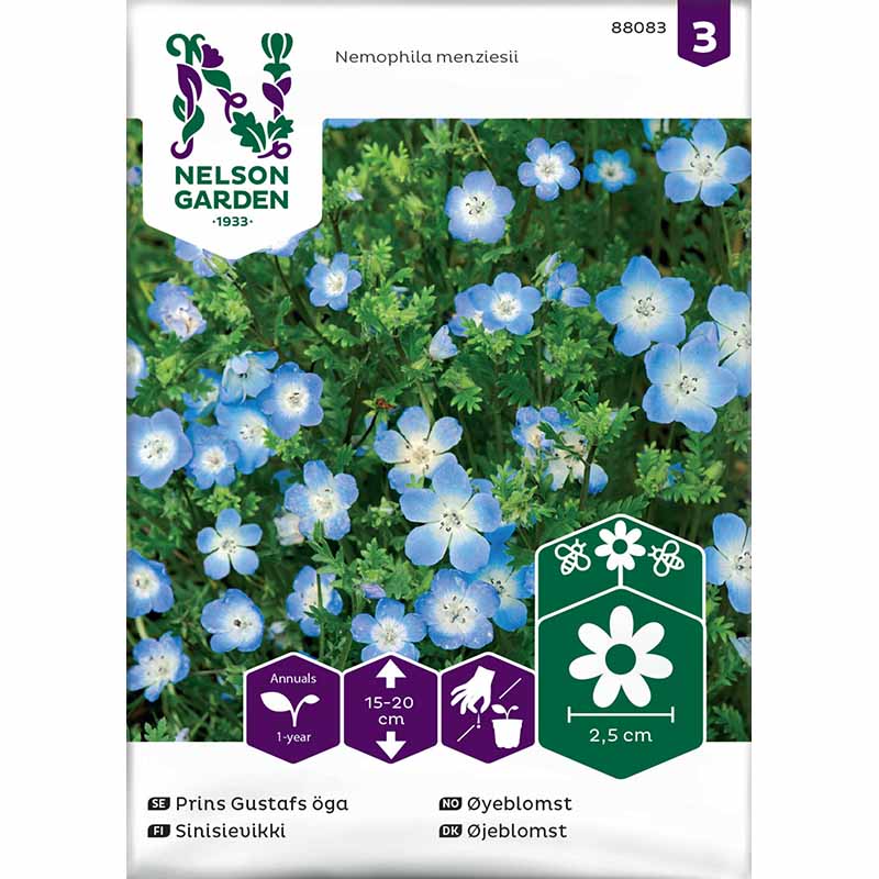 Prinssi Gustafin silmä vaaleansininen