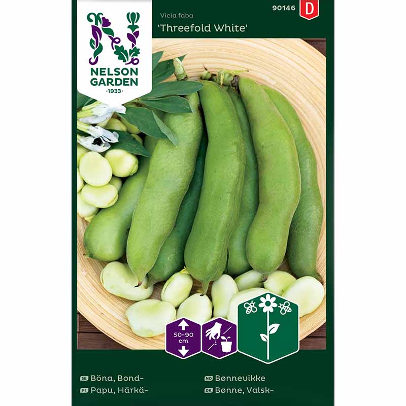 Härkäpapu 'Threefold White'