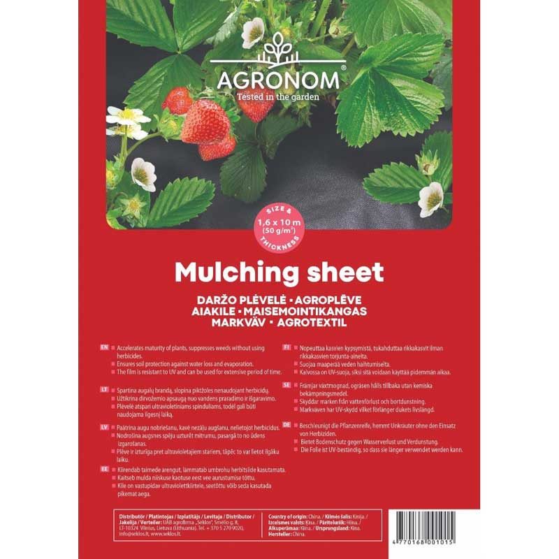 Maanpeitekangas 1,6x10m 50g/m²